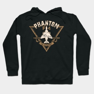 F-4 Phantom II Fighter Jet Aircraft Distressed Design Hoodie